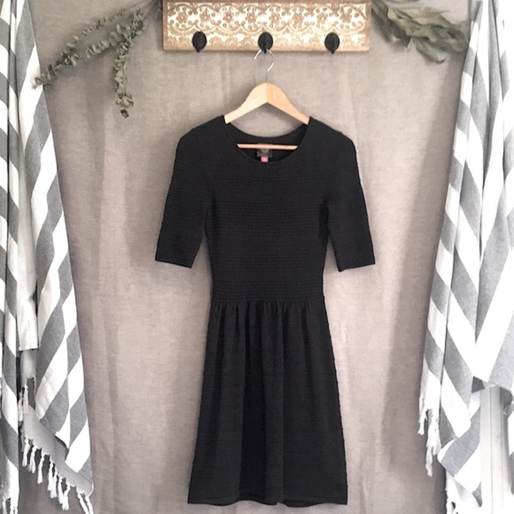 Vince Camuto Knit Sweater Dress, Gray, size XS